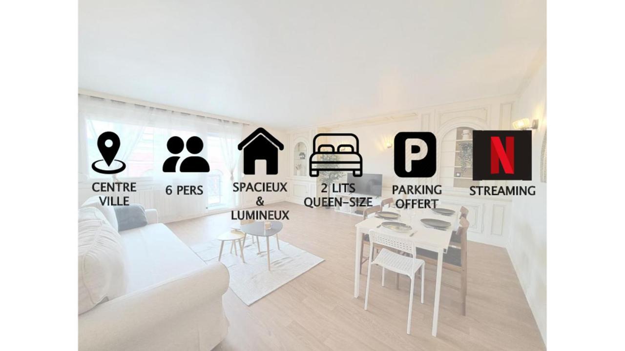 Appartement Magnifique T3 Avec Balcon Au Pied Du Metro Colbert à Tourcoing Extérieur photo